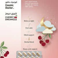 Cosmic Doctor Cherry Dreamzzz Tart Cherry & Pomegranate 30 Capsules