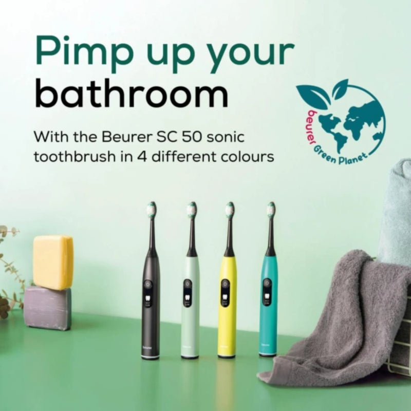 Beurer Electric Sonic Toothbrush Midnight Ink