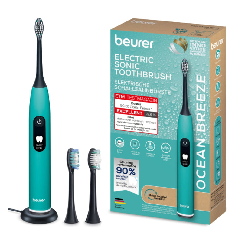 Beurer Electric Sonic Toothbrush Ocean Breeze