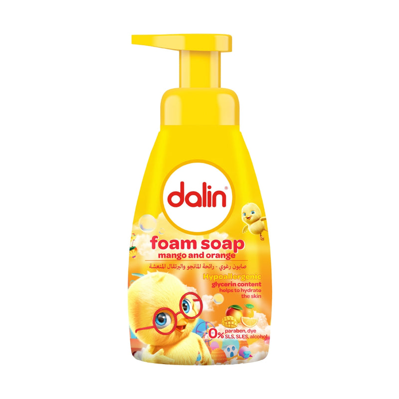 Dalin Kids Foam Soap Mango & Orange 200ml