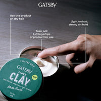 Gatsby Fiber Clay Matte Finish 80g