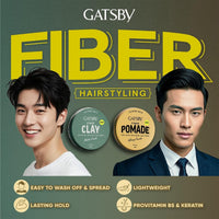 Gatsby Fiber Clay Matte Finish 80g