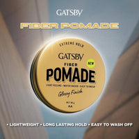 Gatsby Fiber Pomade Glossy Finish 80g