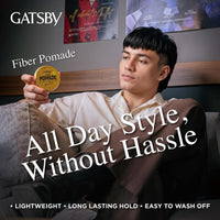 Gatsby Fiber Pomade Glossy Finish 80g
