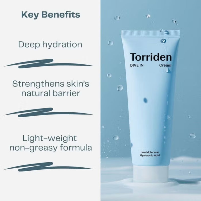 Torriden Dive In Low Molecular Hyaluronic Acid Cream 80ml