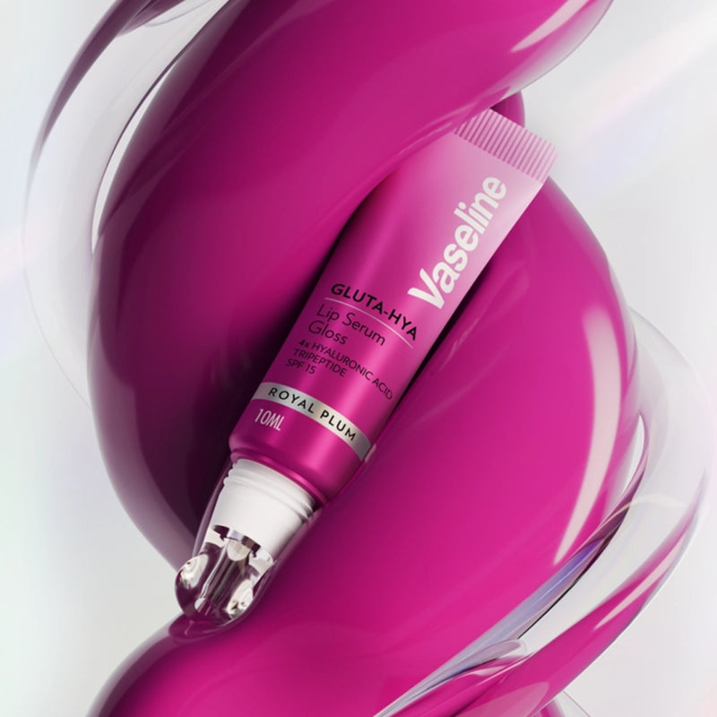 Vaseline Gluta Hya Lip Serum Gloss Royal Plum 10ml