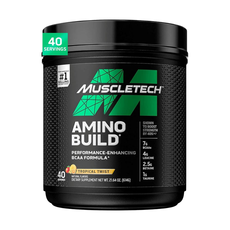 MuscleTech Amino Build BCAA Tropical Twist 40 حصة 614 جم