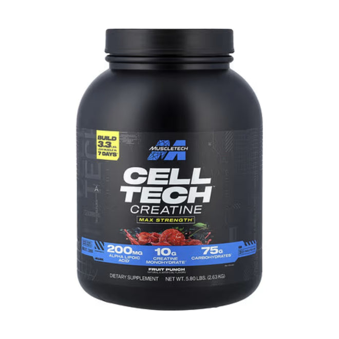 MuscleTech Cell Tech Creatine Monohydrate Powder Fruit Punch 2.63kg