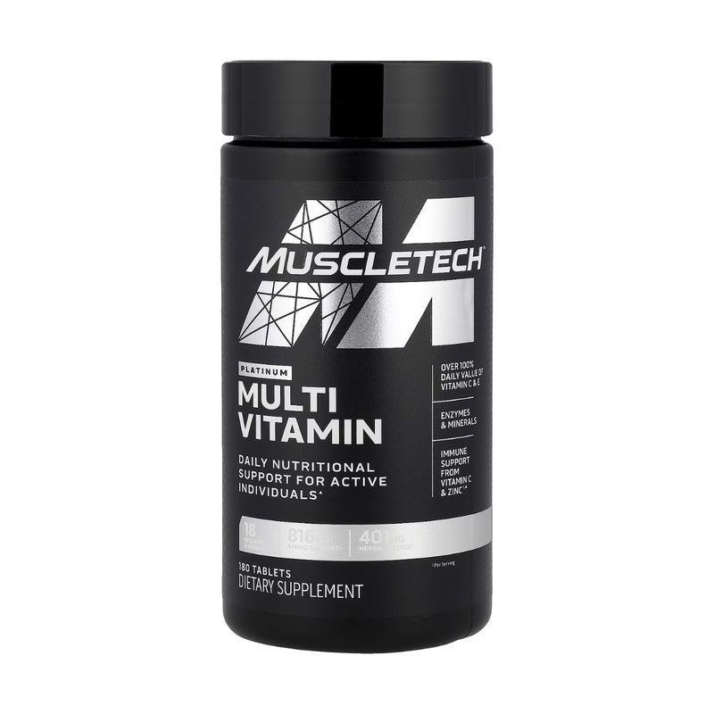 MuscleTech Platinum Multivitamin 180 كبسولة