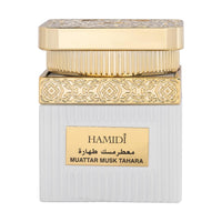 Hamidi Musk Tahara Air Freshener 480ml + Muattar 50g + Eau de Parfum 100ml + Concentrated Perfume Oil 12ml Gift Set