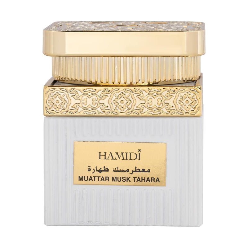 Hamidi Musk Tahara Air Freshener 480ml + Muattar 50g + Eau de Parfum 100ml + Concentrated Perfume Oil 12ml Gift Set