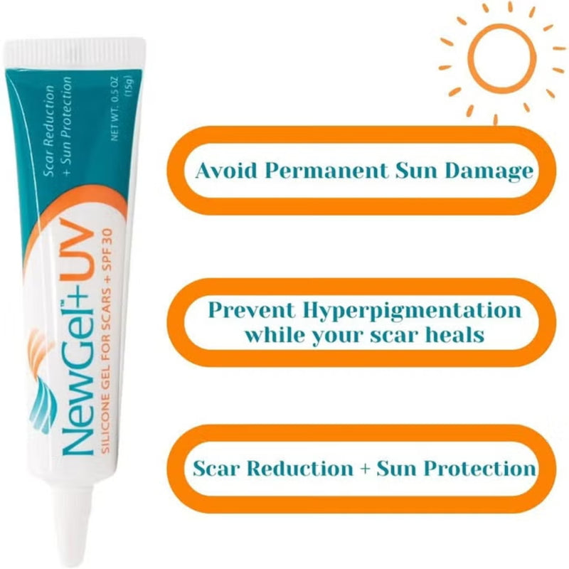 New Gel+ UV Silicone Gel SPF30 15g