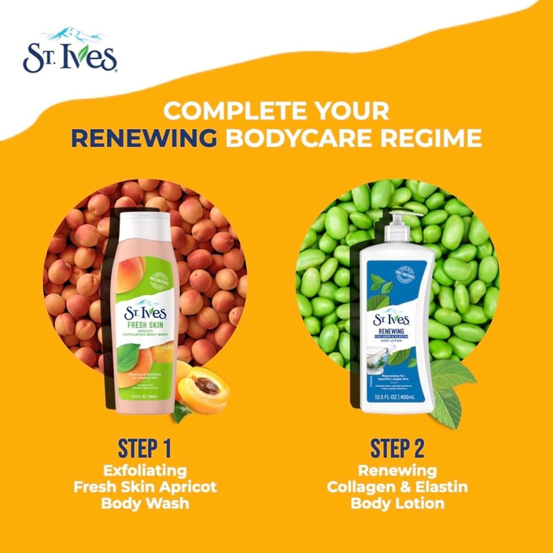 St. Ives Body Lotion Natural Soothing Oatmeal & Shea Butter 532ml BOGOF