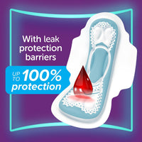 Always Sanitary Pads Thick Long & Wide 72 Count
