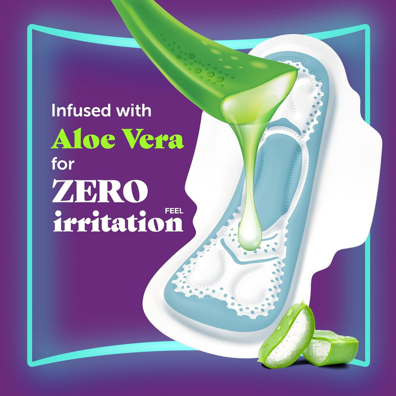 Always Sanitary Pads Thick Long & Wide 50 Count