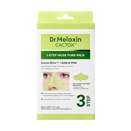 Dr Melaxin Cactox 3 Step Nose Pore Pack Set