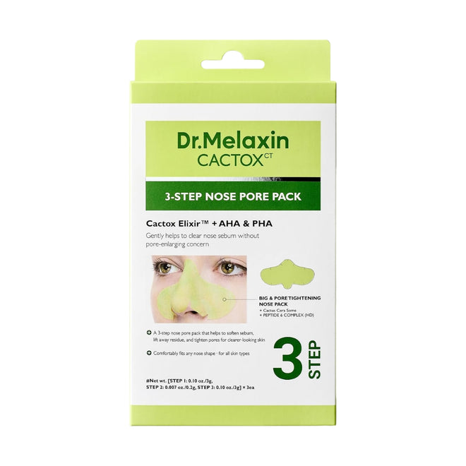 Dr Melaxin Cactox 3 Step Nose Pore Pack Set