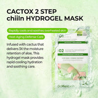 Dr Melaxin Cactox Pore Relief Jelly Cream Booster 2g + Hydrogel Mask Set 34g x 4