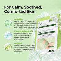 Dr Melaxin Cactox Pore Relief Jelly Cream Booster 2g + Hydrogel Mask Set 34g x 4