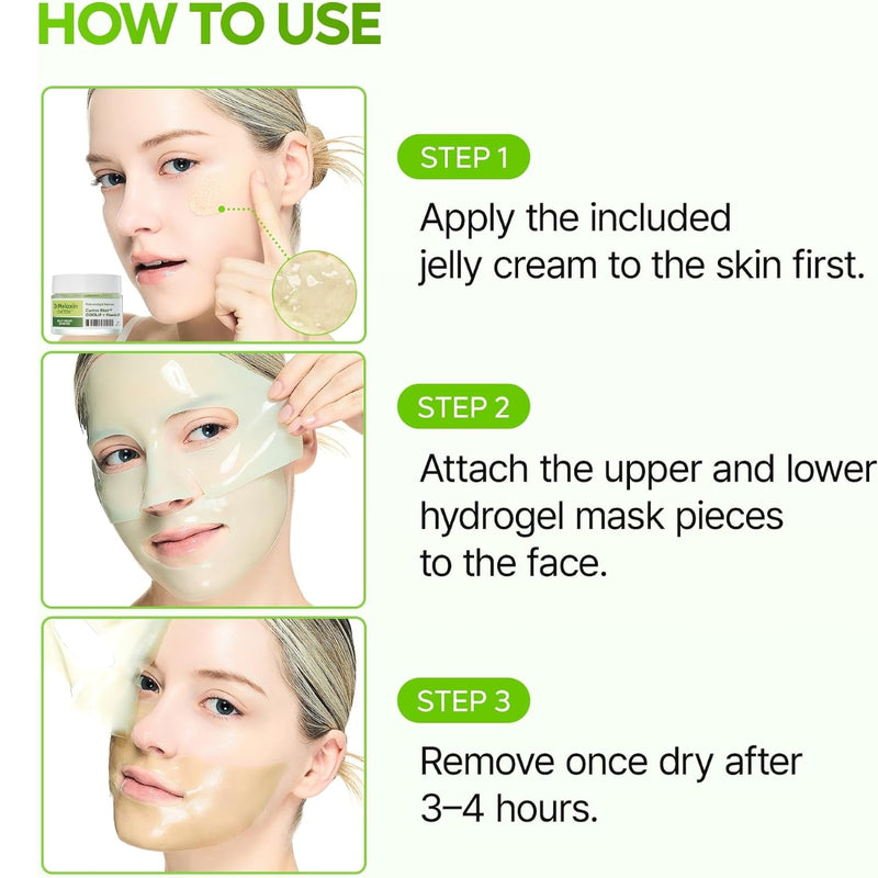 Dr Melaxin Cactox Pore Relief Jelly Cream Booster 2g + Hydrogel Mask Set 34g x 4
