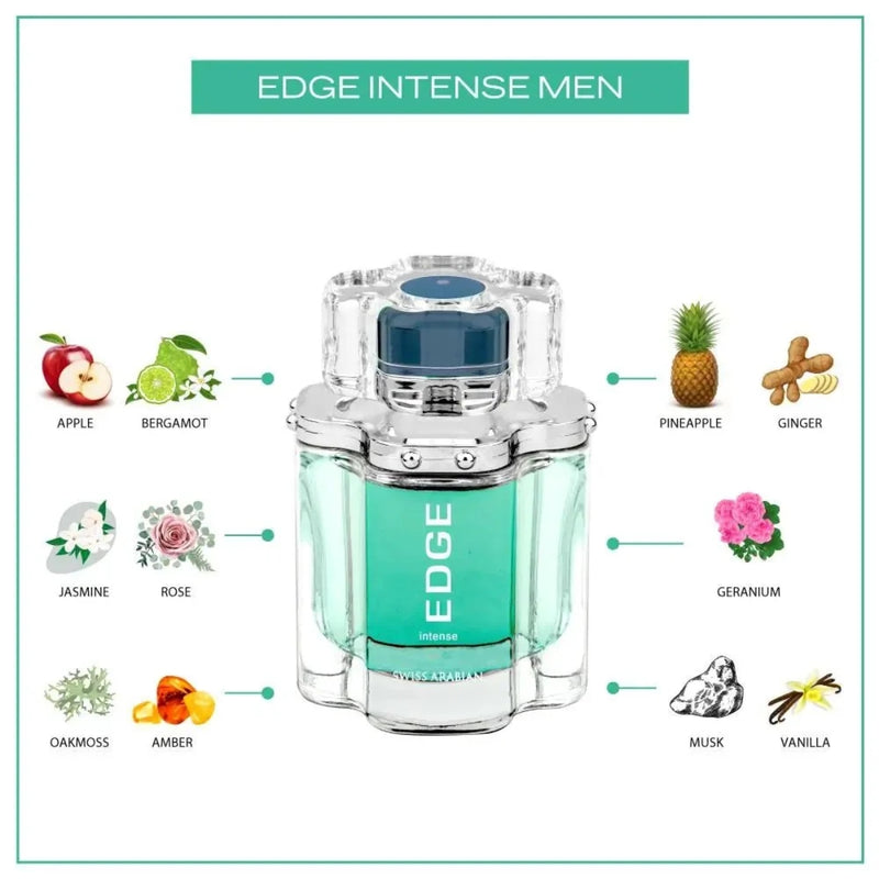 Swiss Arabian Edge Intense Eau de Parfum 100ml