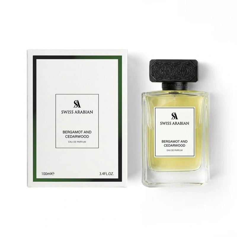 Swiss Arabian Bergamot & Cedarwood Eau de Parfum 100ml