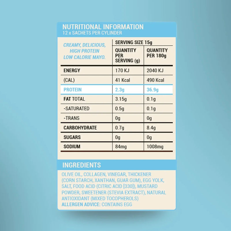 Sourced Protein Mayo Sauce 15g x 12 Sachets