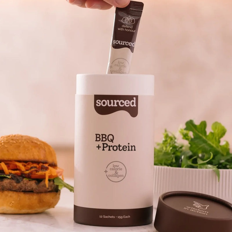 Sourced Protein BBQ Sauce 15g x 12 Sachets