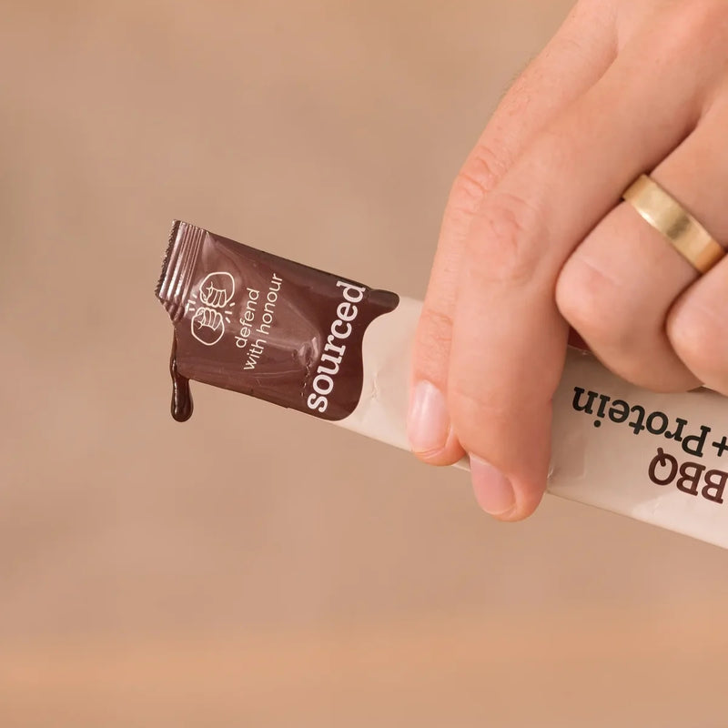 Sourced Protein BBQ Sauce 15g x 12 Sachets