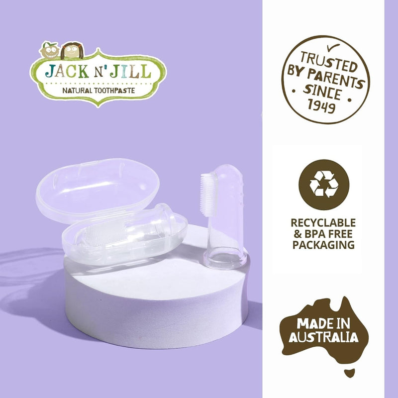 Jack N Jill Silicone Finger Brush Stage 1 2 Pack (6-12 Months)
