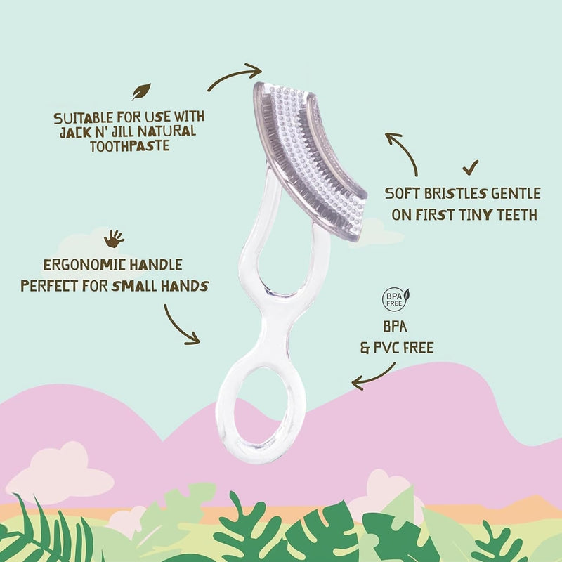 Jack N Jill Silicone Tooth & Gum Brush Stage 3 (2-5 Years)