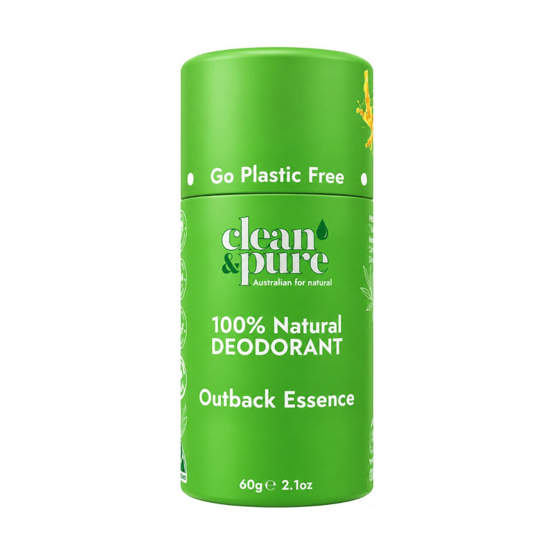Clean & Pure Natural Deodorant Outback Essence 60g