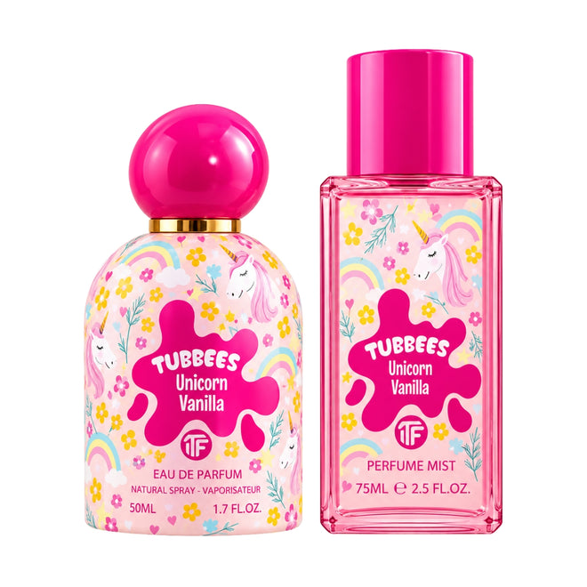 Tubbees Unicorn Vanilla Eau de Parfum 50ml + Perfume Mist 75ml Gift Set