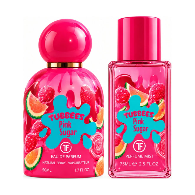 Tubbees Pink Sugar Eau de Parfum 50ml + Perfume Mist 75ml Gift Set