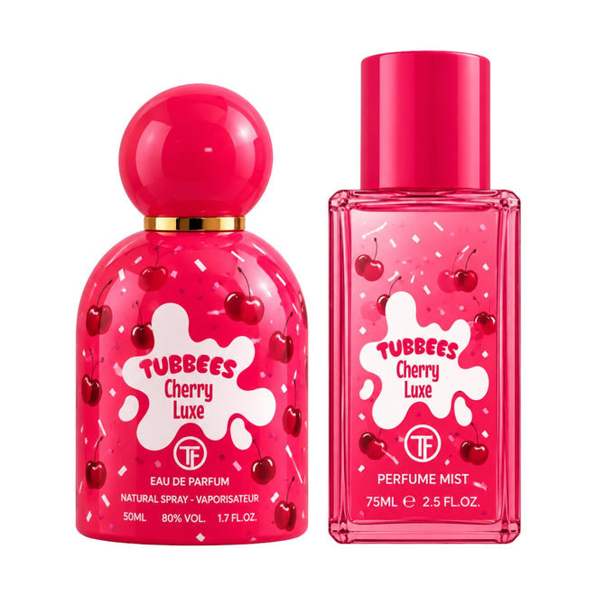Tubbees Cherry Luxe Eau de Parfum 50ml + Perfume Mist 75ml Gift Set