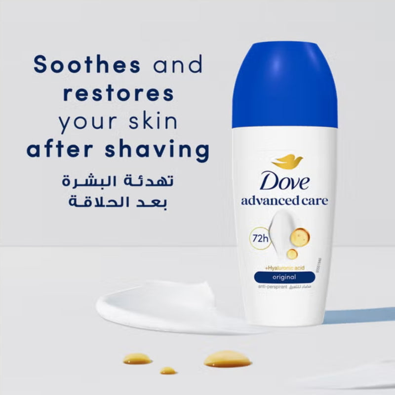 Dove Antiperspirant Deodorant Roll On Original 50ml