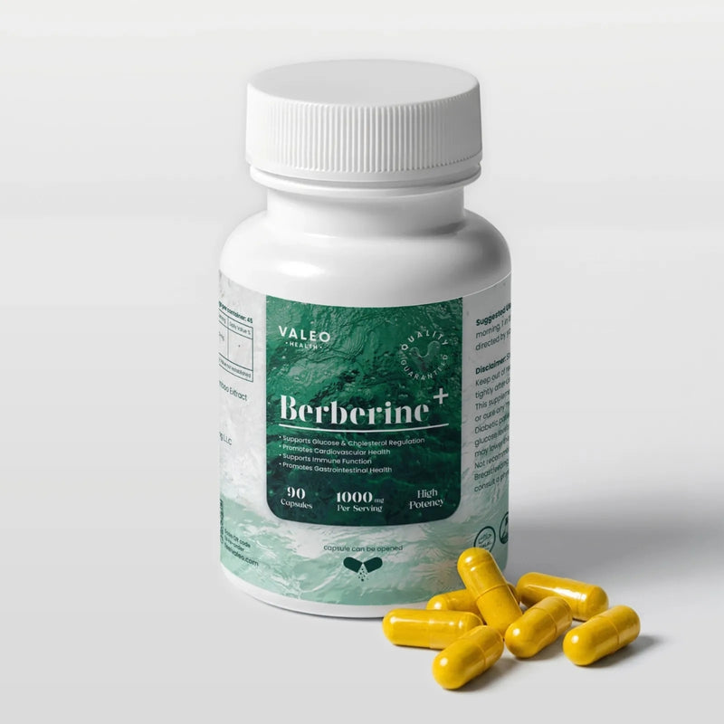 Valeo Berberine+ 1000mg 90 Capsules