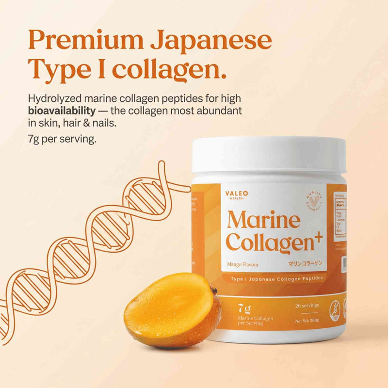 Valeo Marine Collagen+ Mango 208g
