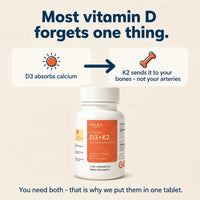 Valeo Vitamin D3 + K2 90 Tablets