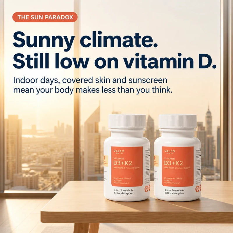Valeo Vitamin D3 + K2 90 Tablets