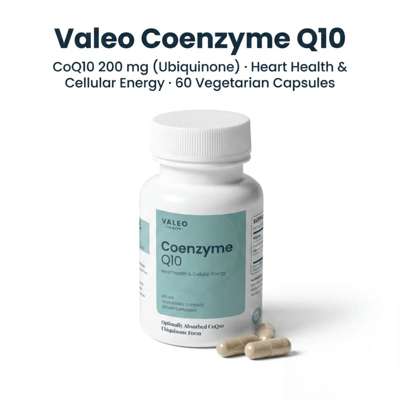 Valeo Coenzyme Q10 200mg 60 Capsules