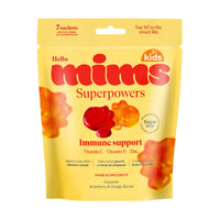 Mims Kids Immune Support Gummies Strawberry & Orange 7 Sachets