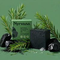 Nyrvana Face & Body Soap Activated Charcoal & Tea Tree Oil 100g