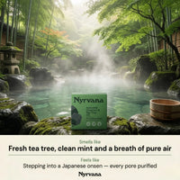 Nyrvana Face & Body Soap Activated Charcoal & Tea Tree Oil 100g