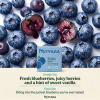 Nyrvana Face & Body Soap Blueberry with Shea Butter 100g