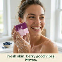 Nyrvana Face & Body Soap Blueberry with Shea Butter 100g