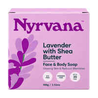 Nyrvana Face & Body Soap Lavender with Shea Butter 100g
