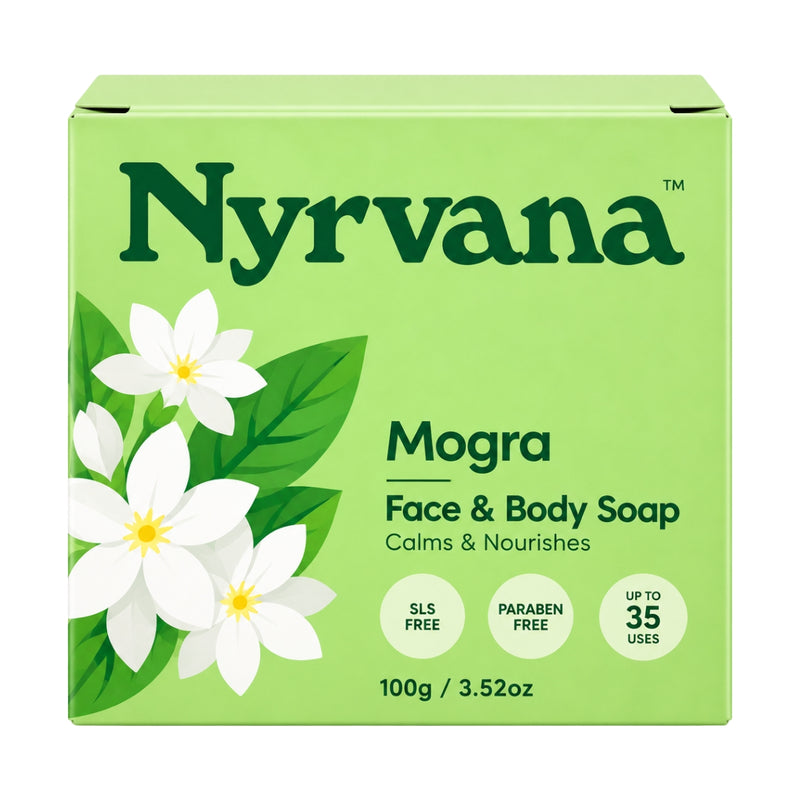 Nyrvana Face & Body Soap Mogra 100g