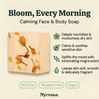 Nyrvana Face & Body Soap Mogra 100g
