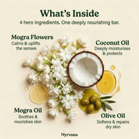 Nyrvana Face & Body Soap Mogra 100g